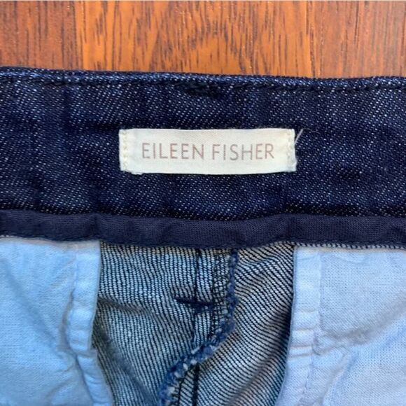 Eileen Fisher Organic Cotton Stretch Denim Trousers Jeans Women's Size 8 - Picture 2 of 8